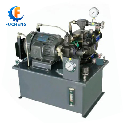 Fucheng 12V/24V AC 220V/380V stazione idraulica con struttura standard e motore a pistoni