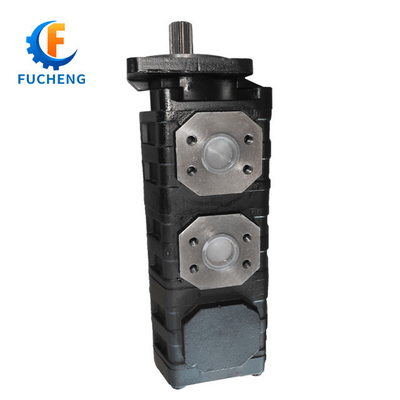 Apparecchiature idrauliche pompa per olio a ingranaggi tandem serie Cbgj2-2 con materiale in ghisa