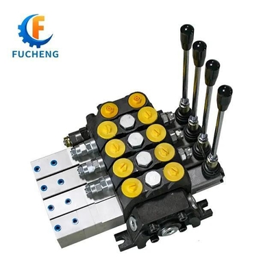 Fucheng DCV100/2-S Valvola di controllo direzionale idraulica di flusso 100LPM su richiesta del cliente