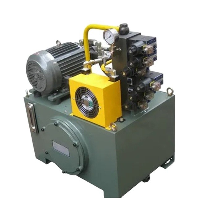 Fucheng 12V/24V AC 220V/380V stazione idraulica con struttura standard e motore a pistoni