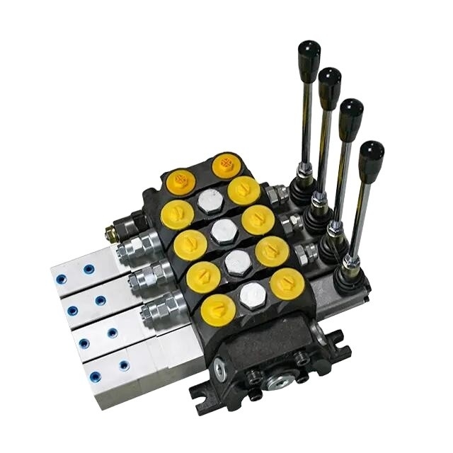 Controllo manuale Valvola di controllo direzionale idraulica DCV100/2-S 75.9 Pressione 100LPM Flusso