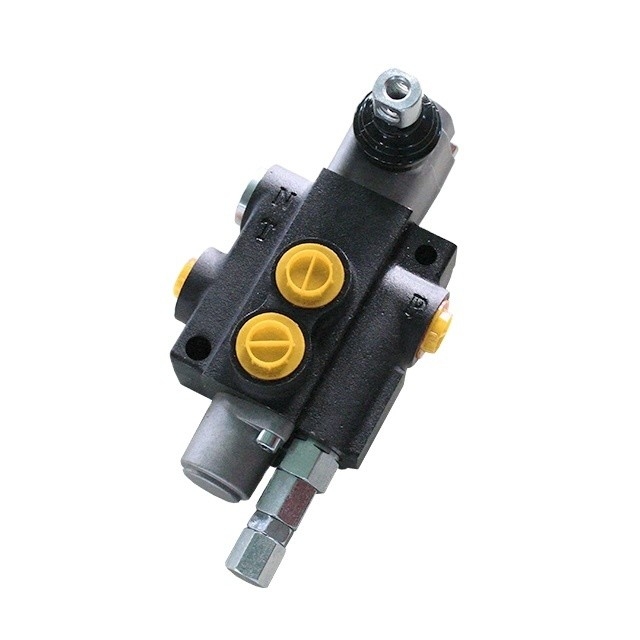 40lpm 6 Banks Joystick Valvole di controllo idrauliche monoblocco per caricatore anteriore e trattore Fucheng
